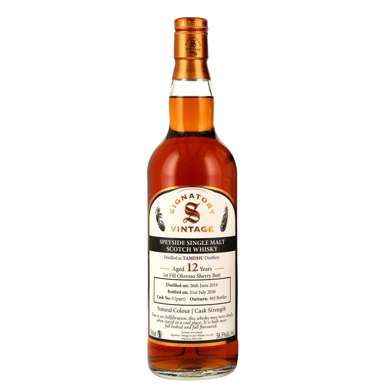 Tamdhu 12 Year Old 2014 Signatory Vintage Cask Nr.5