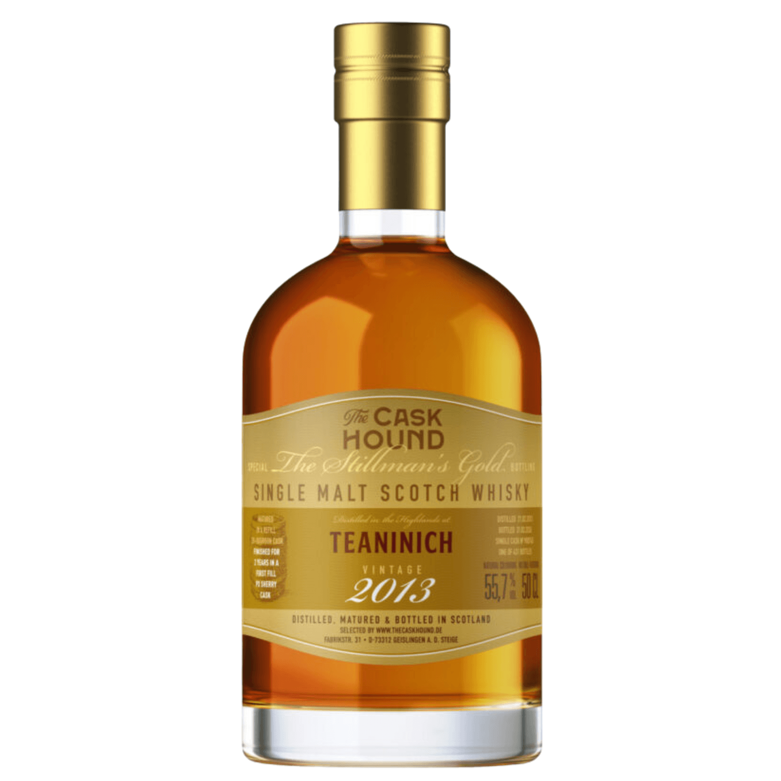 Teaninich 13 Years Old 2013 The Stillman'S Gold Limited Edition The Caskhound 50 cl