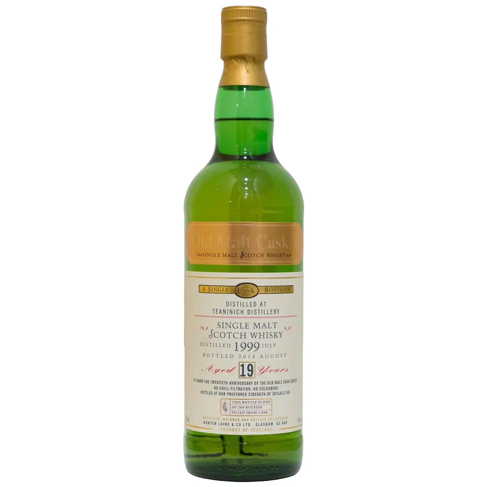 Teaninich 19 Years Old 1990 The Old Malt Cask 20th Anniversary Hunter Laing HL 17090