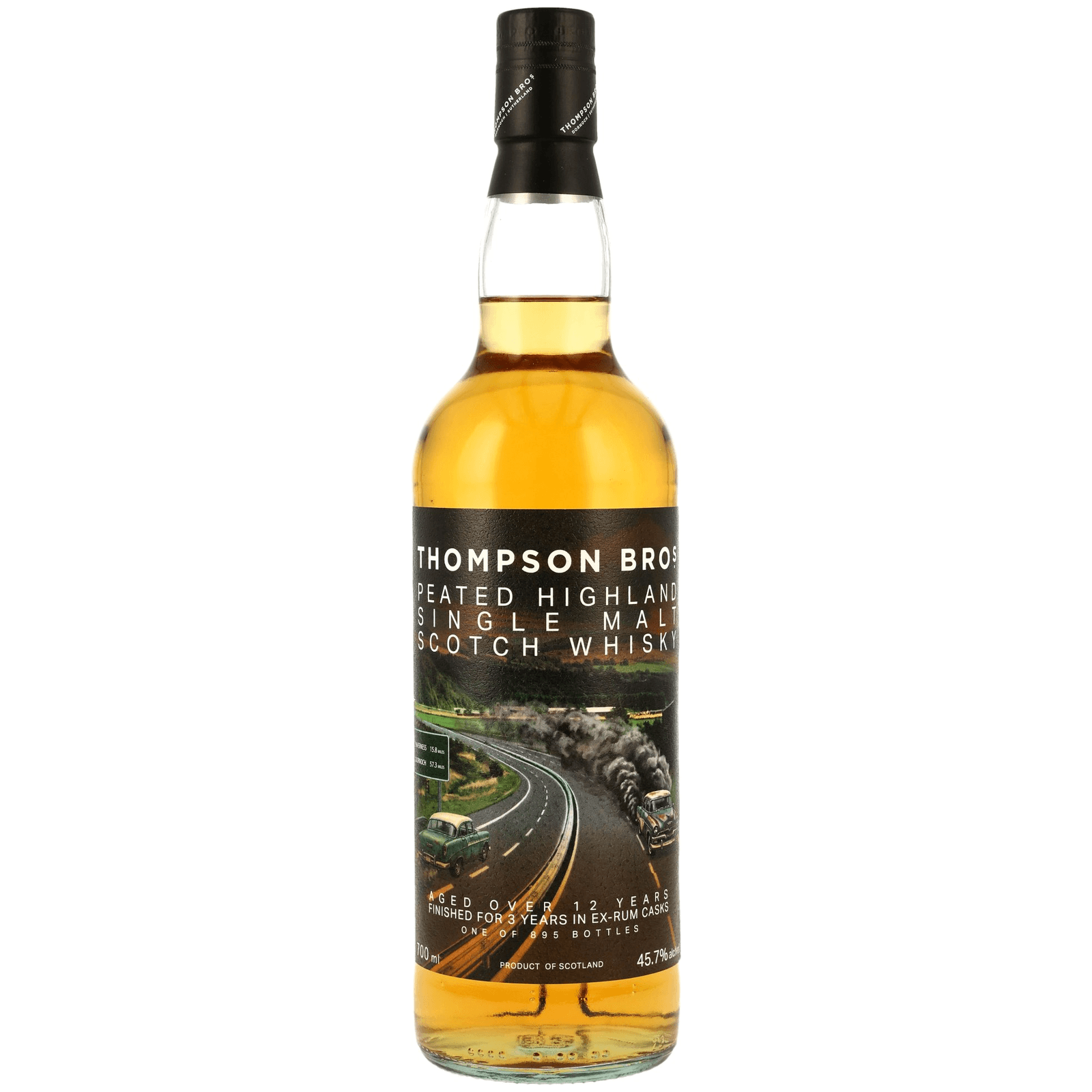 Thompson Bros 12 Years Old Highland Peated Rum Cask Finish