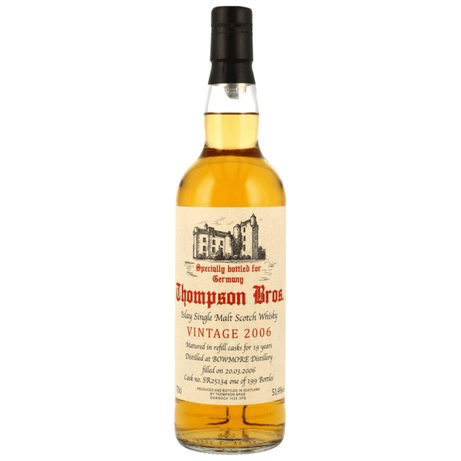Thompson Bros. 19 Years Old 2006 Cask Nr.25134