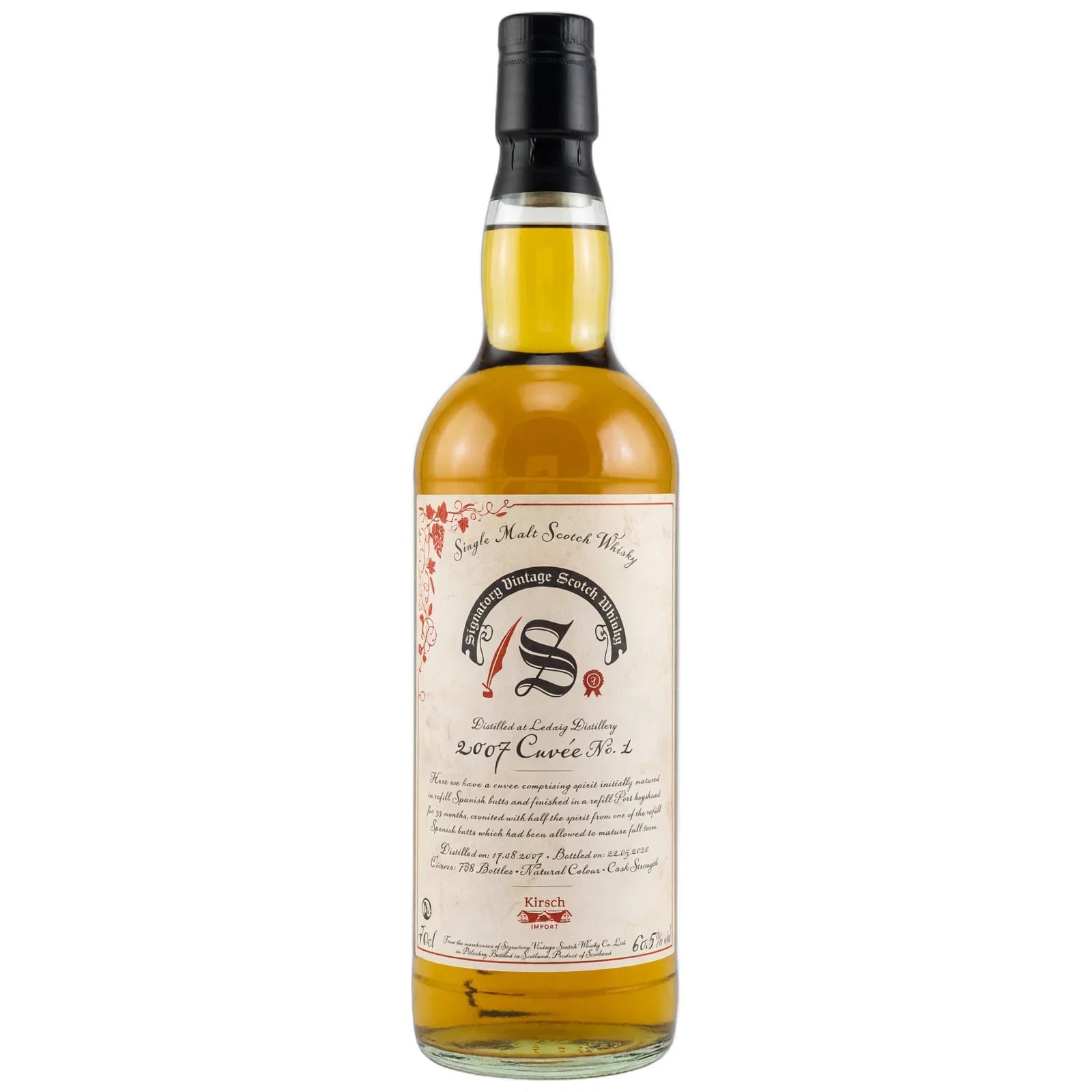 Tobermory 12 Years Old 2007 Cuvée No. 1 Signatory Vintage