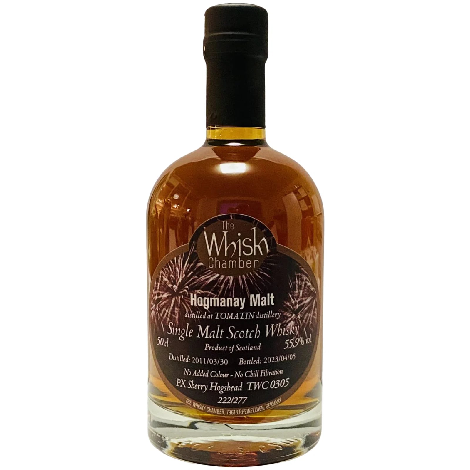 Tomatin 12 Years Old 2011 Hogmanay Malt The Whisky Chamber TWC 0305