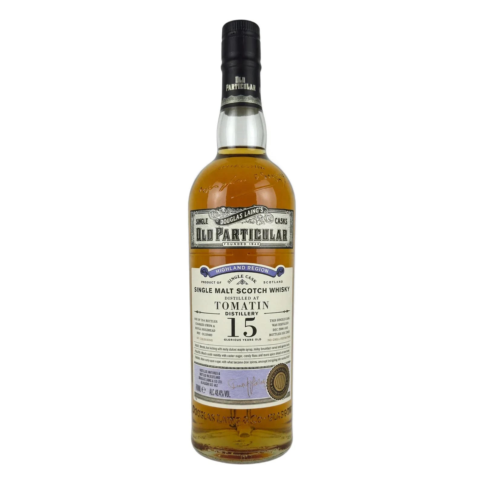 Tomatin 15 Years Old 2008 Old Particular Douglas Laing