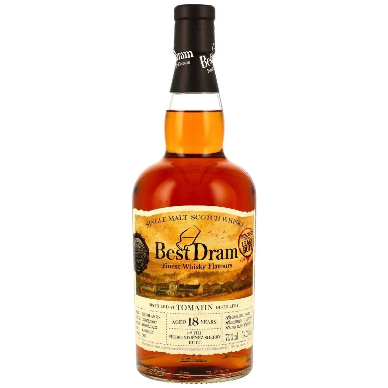 Tomatin 18 Years Old 2007 Best Dram Cask Nr. 900227