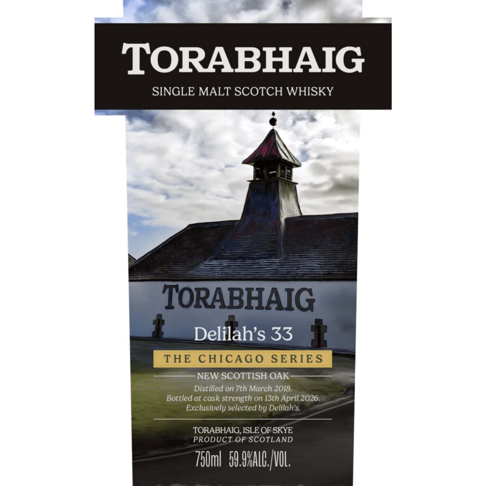 Torabhaig 2018 Delilah'S 33 The Chicago Series New Scottish Oak
