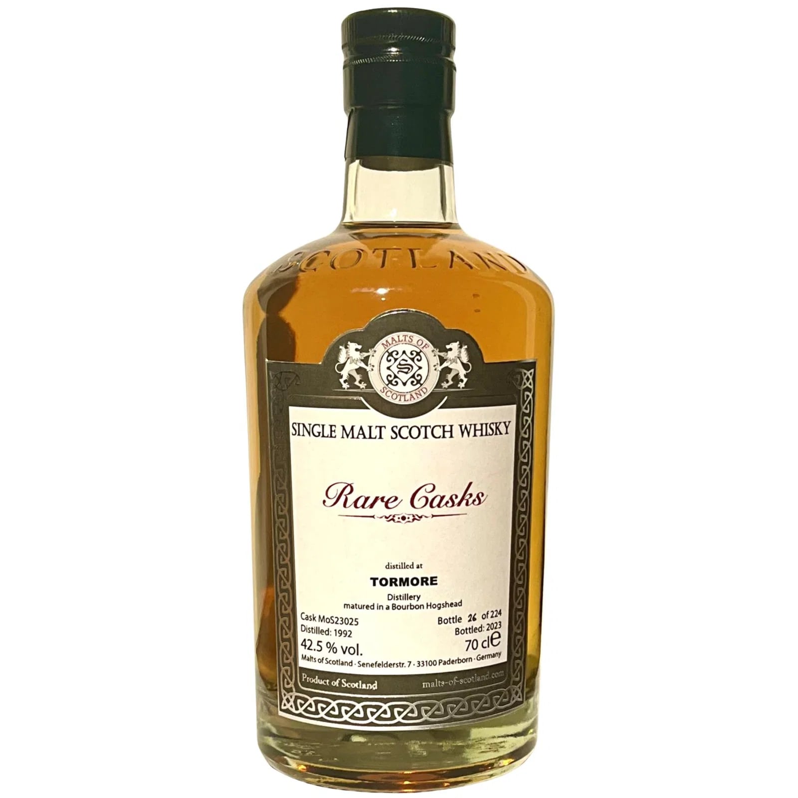 Tormore 30 Years Old 1992 Rare Casks Malts of Scotland 23025