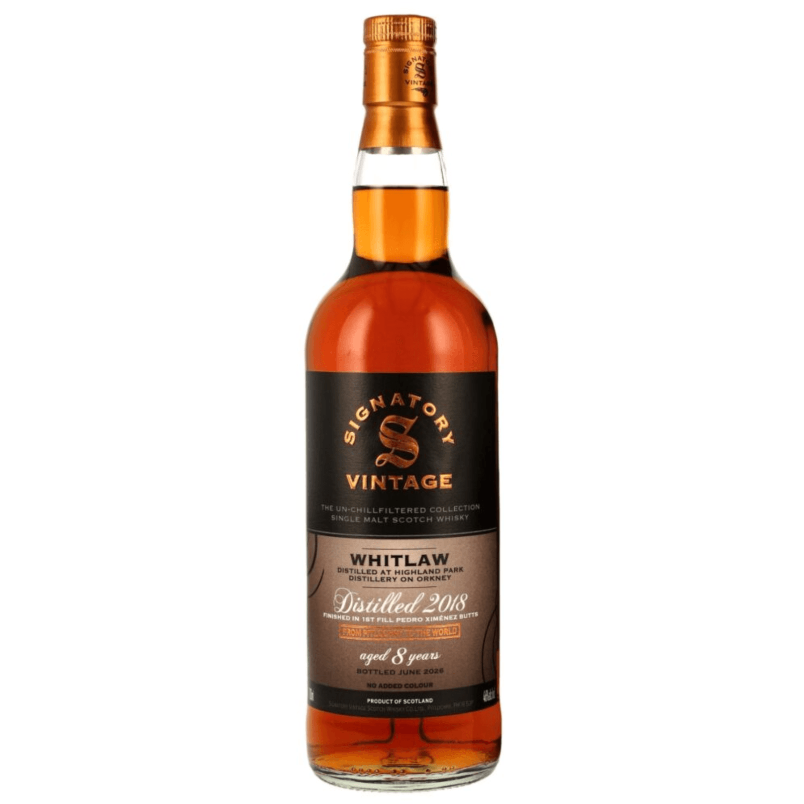 Whitlaw 8 Years Old 2018 Signatory Vintage
