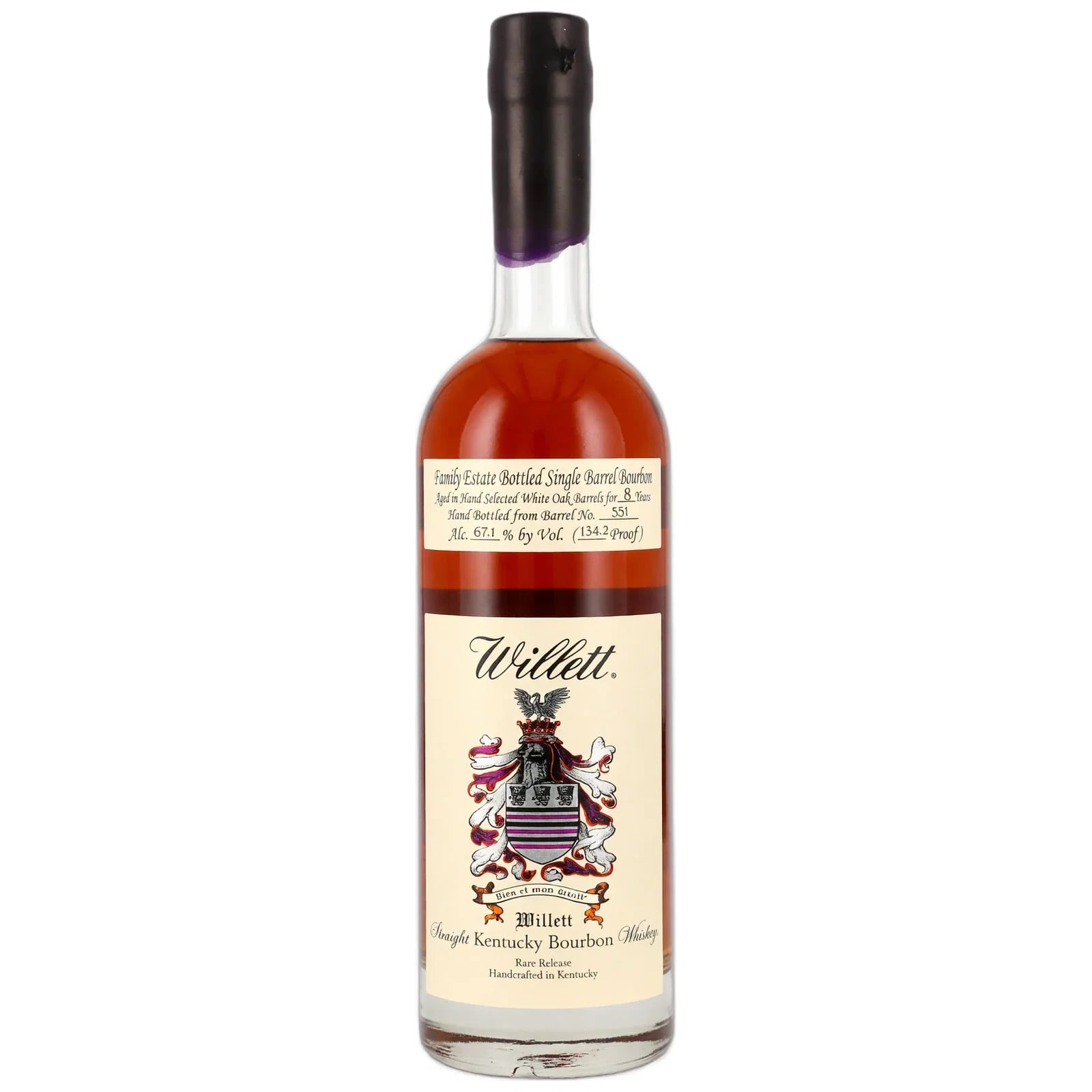 Willet 8 Years Old 2018 Family Estate Bottled Cask Nr. 551