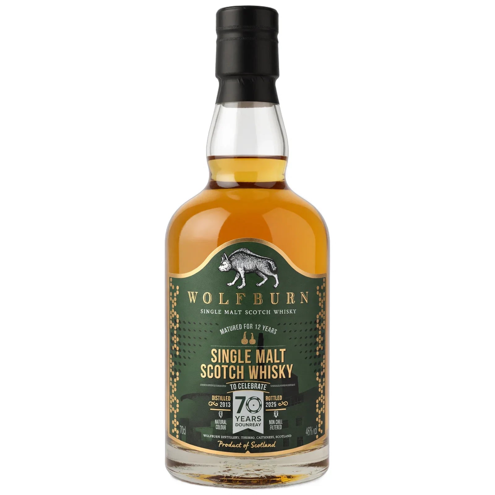 Wolfburn 12 Years Old 2013 Celebrate 70 Years Of Dounreay