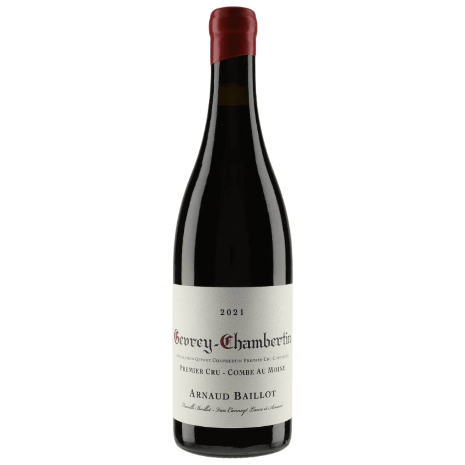 Arnaud Baillot Gevrey Chambertin 1er Cru Combe au Moine 2021