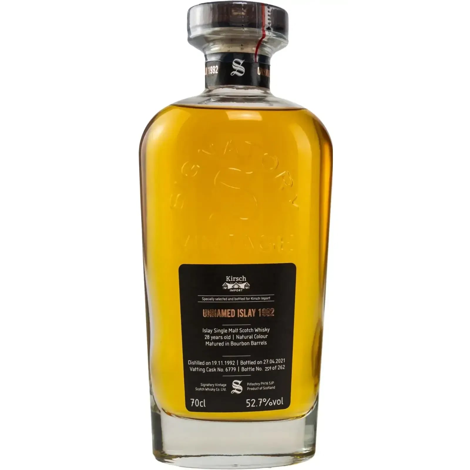 28 Years Old 1992 Unnamed Islay Malt Singatory Vintage 6779