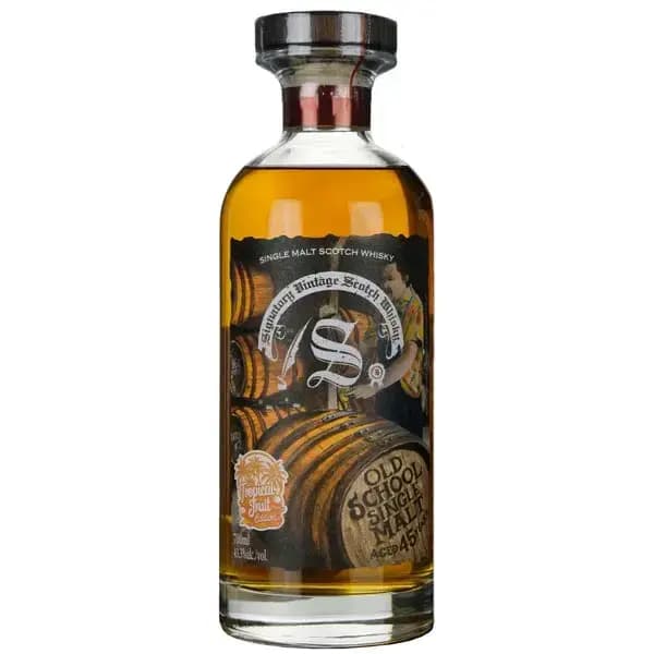45 Years Old Single Malt Scotch Old School Single Malt Tropical Fruit Edition Singatory Vintage