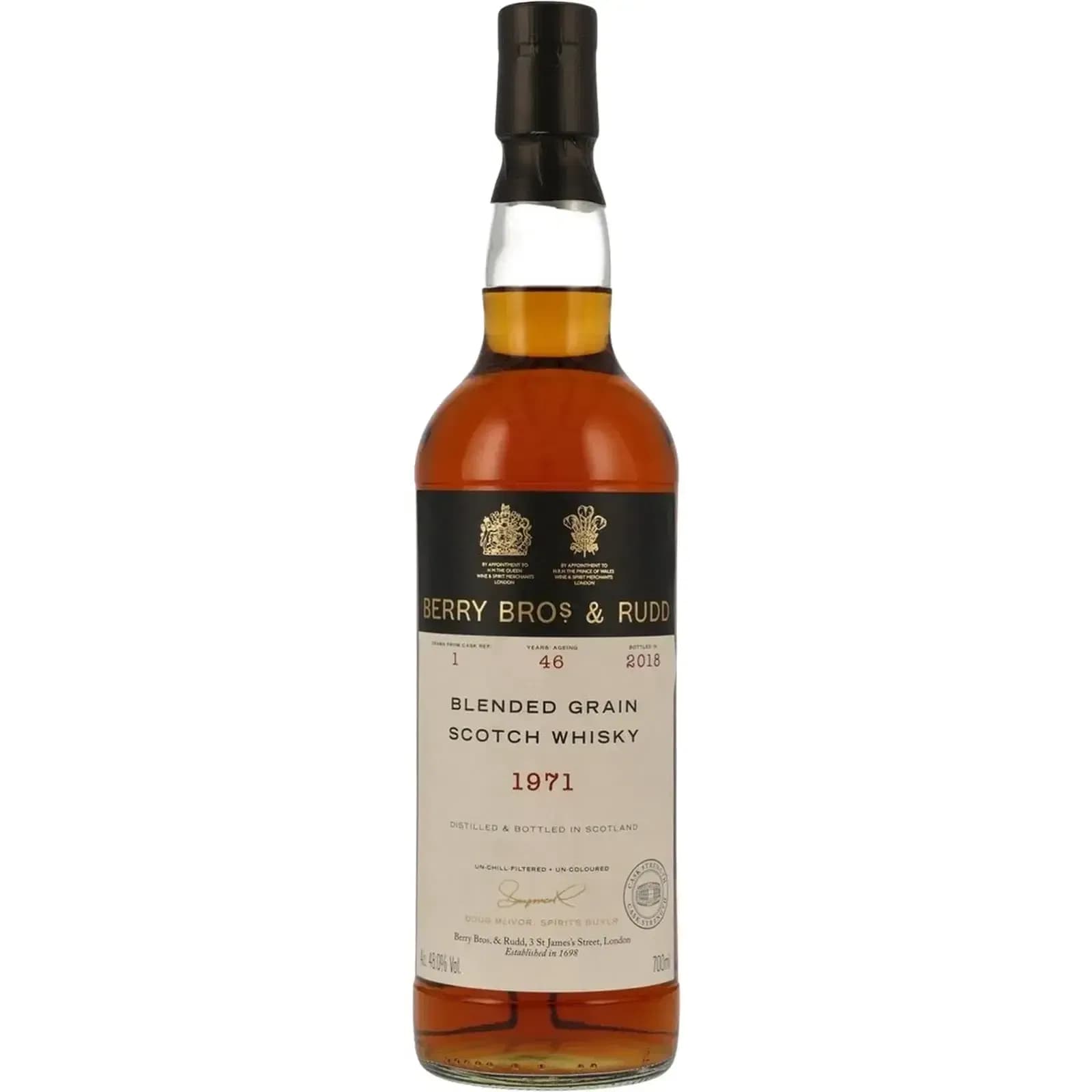 46 Years Old 1971 Blended Grain Berry Bros & Rudd 1