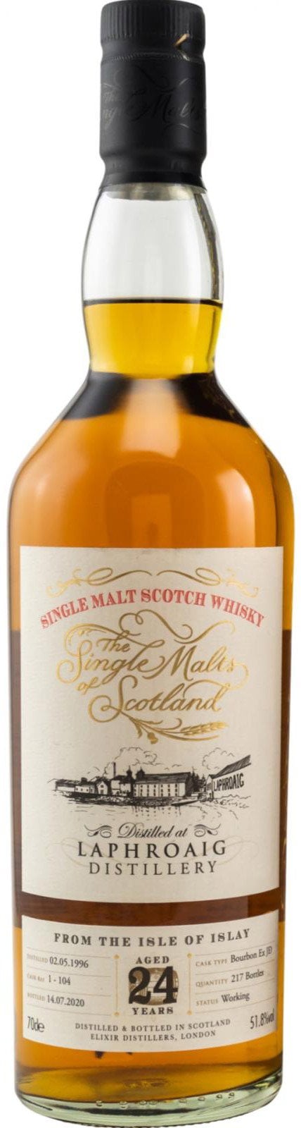 Laphroaig 24 Years Old 1996 The Single Malts of Scotland Elixir Distillers 1-104