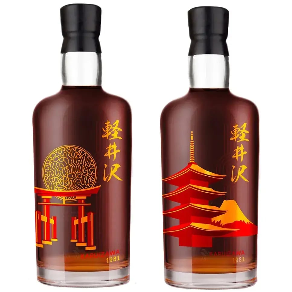 Karuizawa 30 Years Old 1981 Symbols of Japan Torii & Kiyomizu-dera 140cl 2804