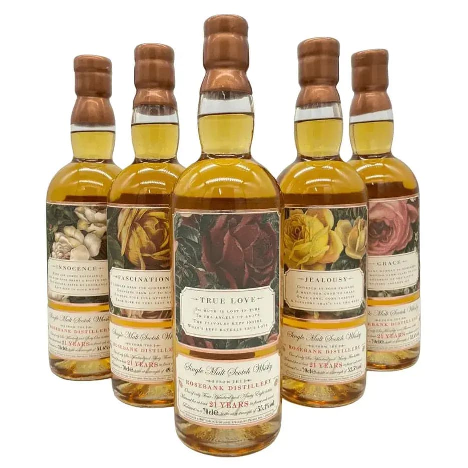 Rosebank 21 Years Old The Roses Edition Set
Speciality Drinks Ltd 300cl