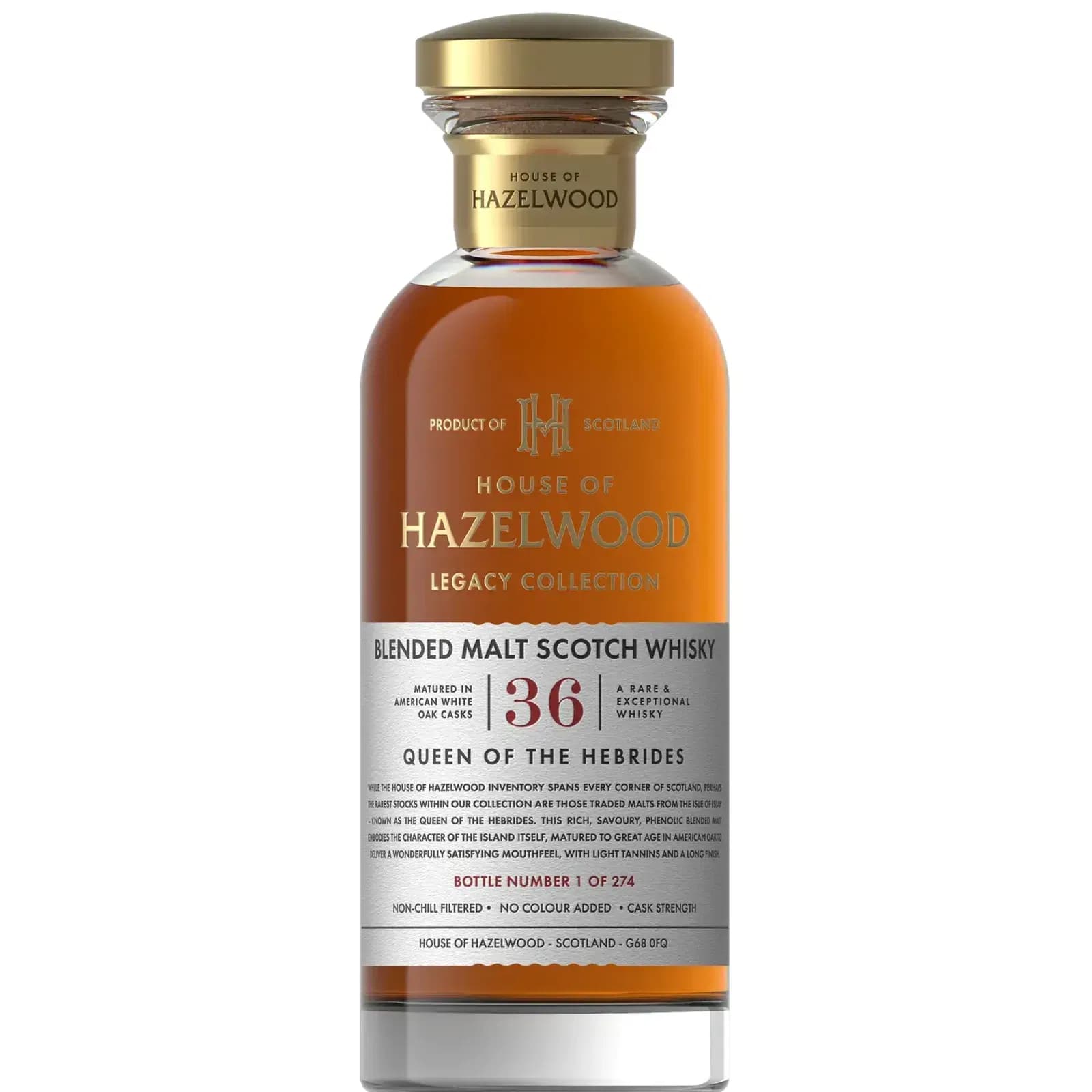 House of Hazelwood 36 Years Old Legacy Collection - Queen of Hebrides