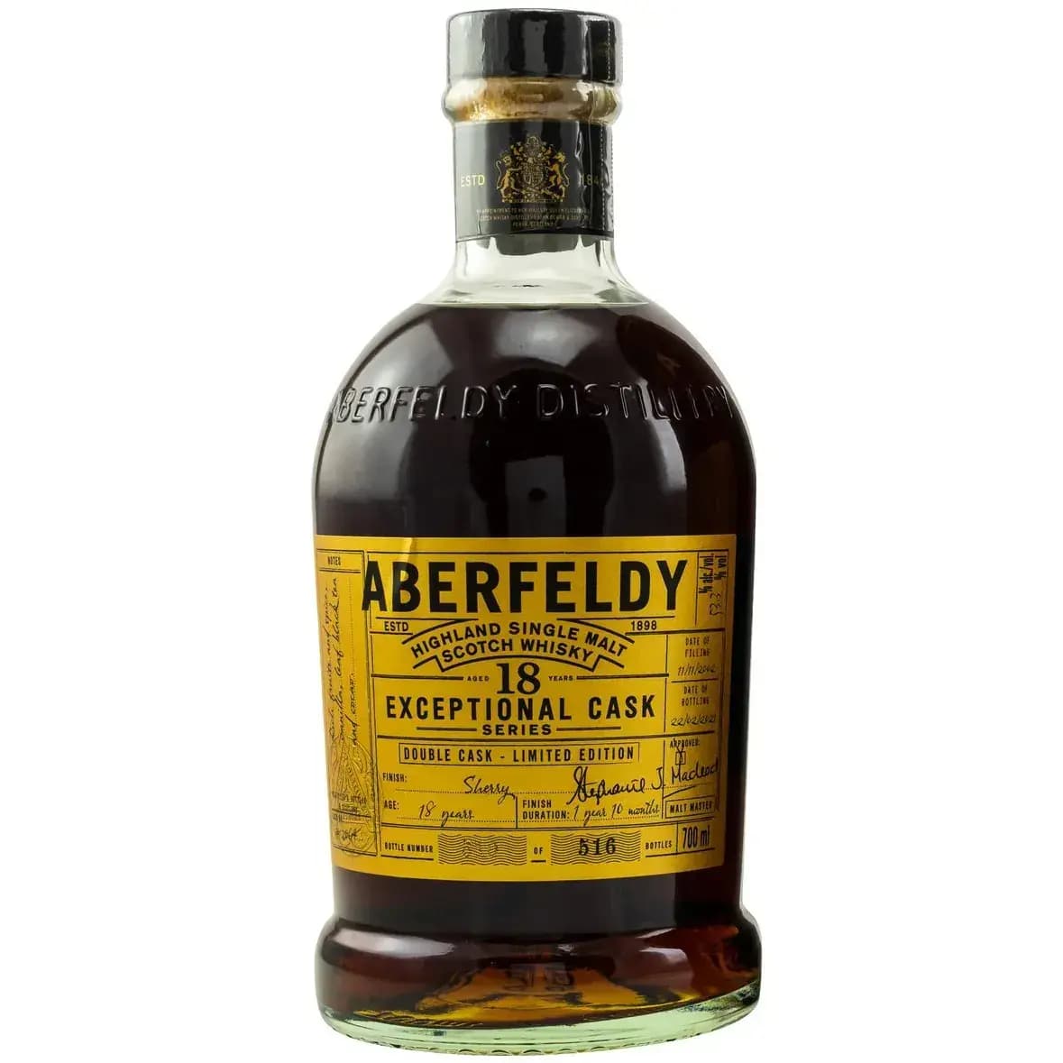Aberfeldy 18 Years Old 2002 Double Cask - Limited Edition Cask Nr.25