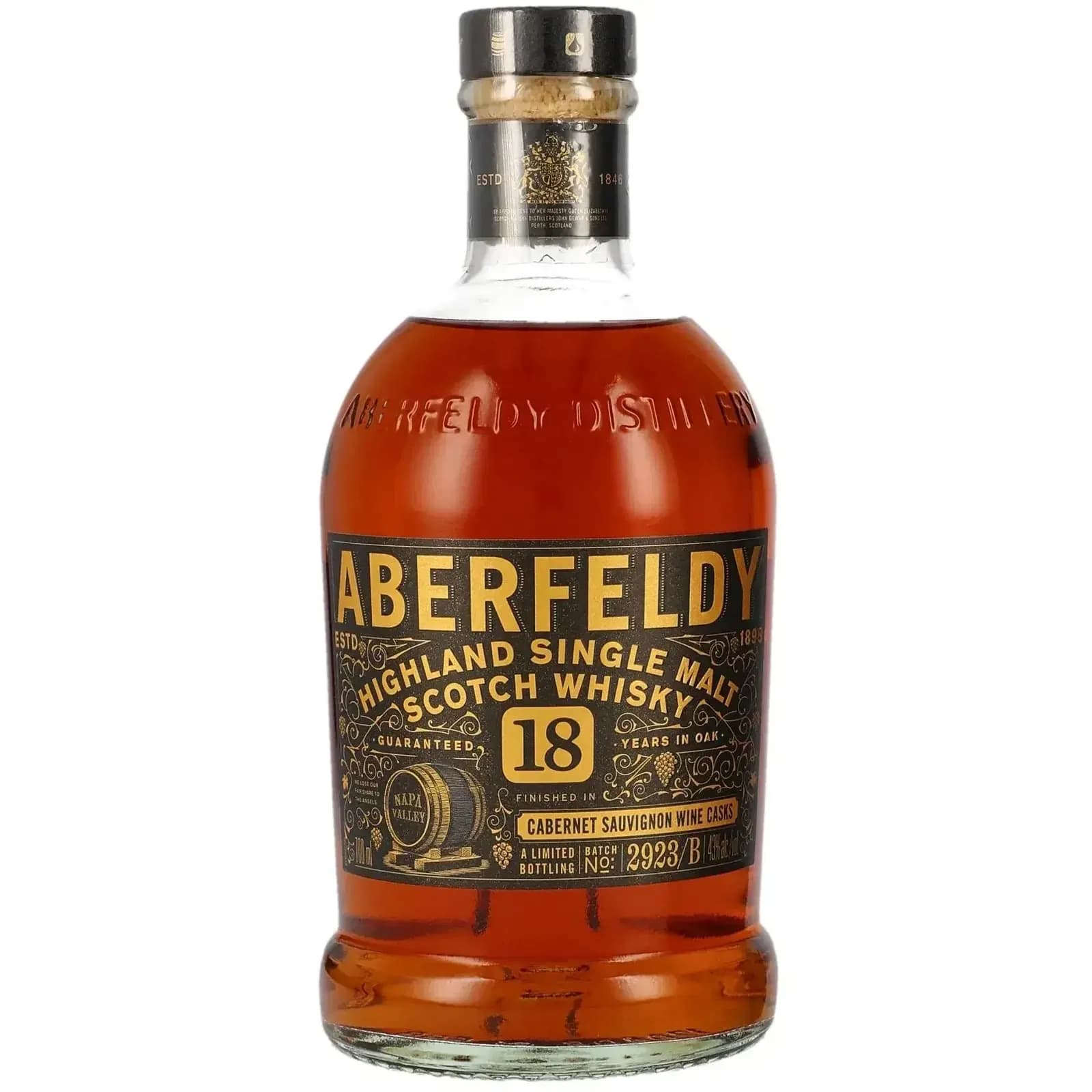 Aberfeldy 18 Years Old Batch 2923/B