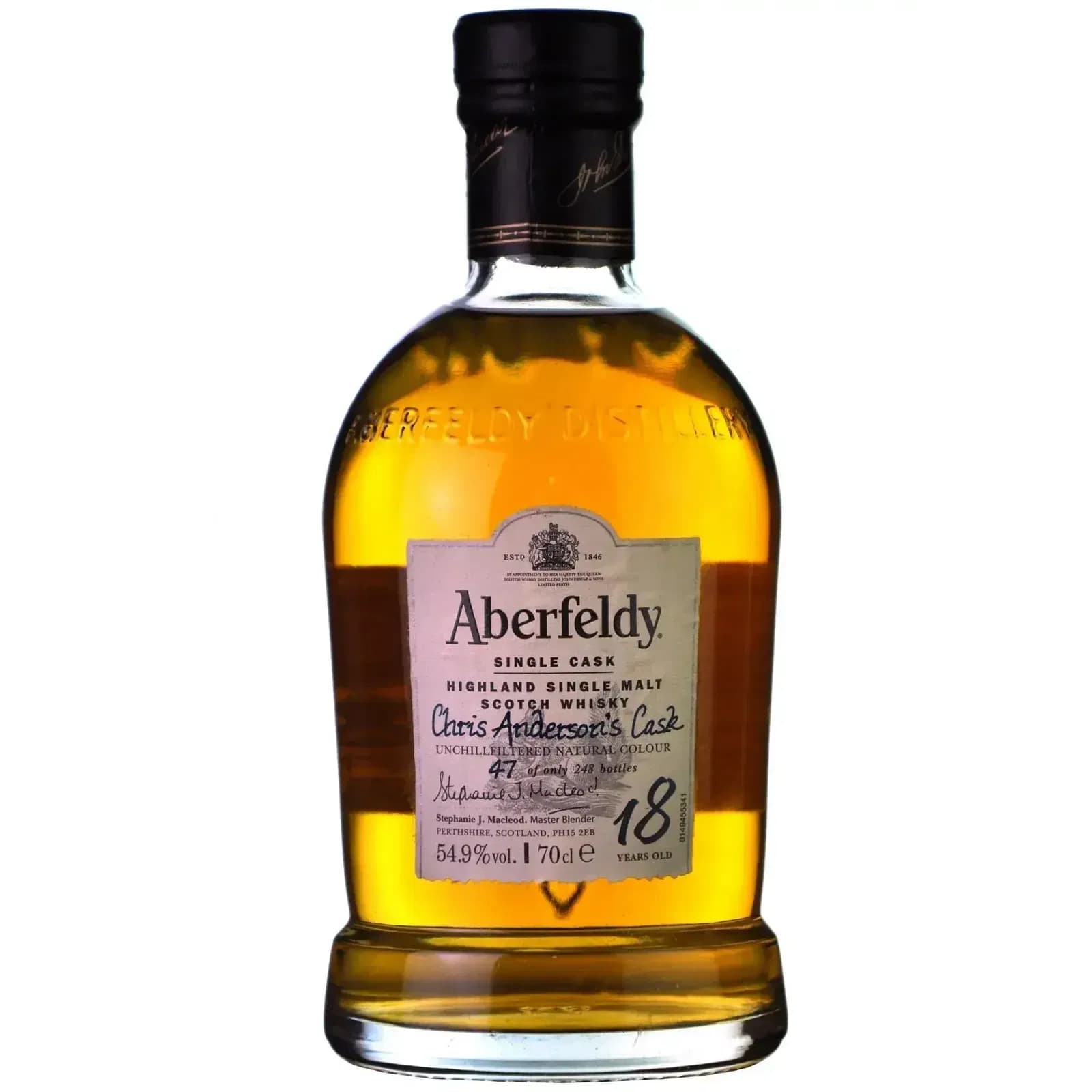 Aberfeldy 18 Years Old Chris Anderson Cask Nr.8510