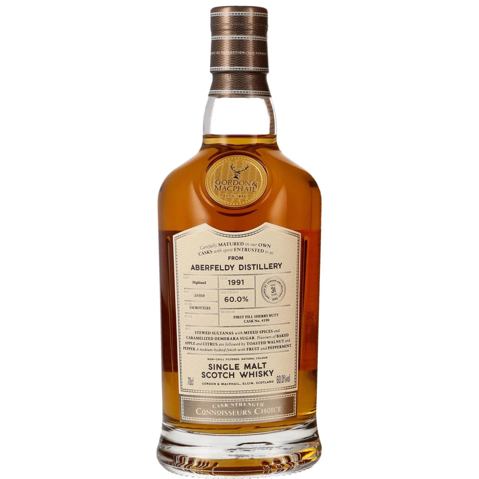 Aberfeldy 31 Years Old 1991 Connoisseurs Choice Upper Gordon & MacPhail 4190