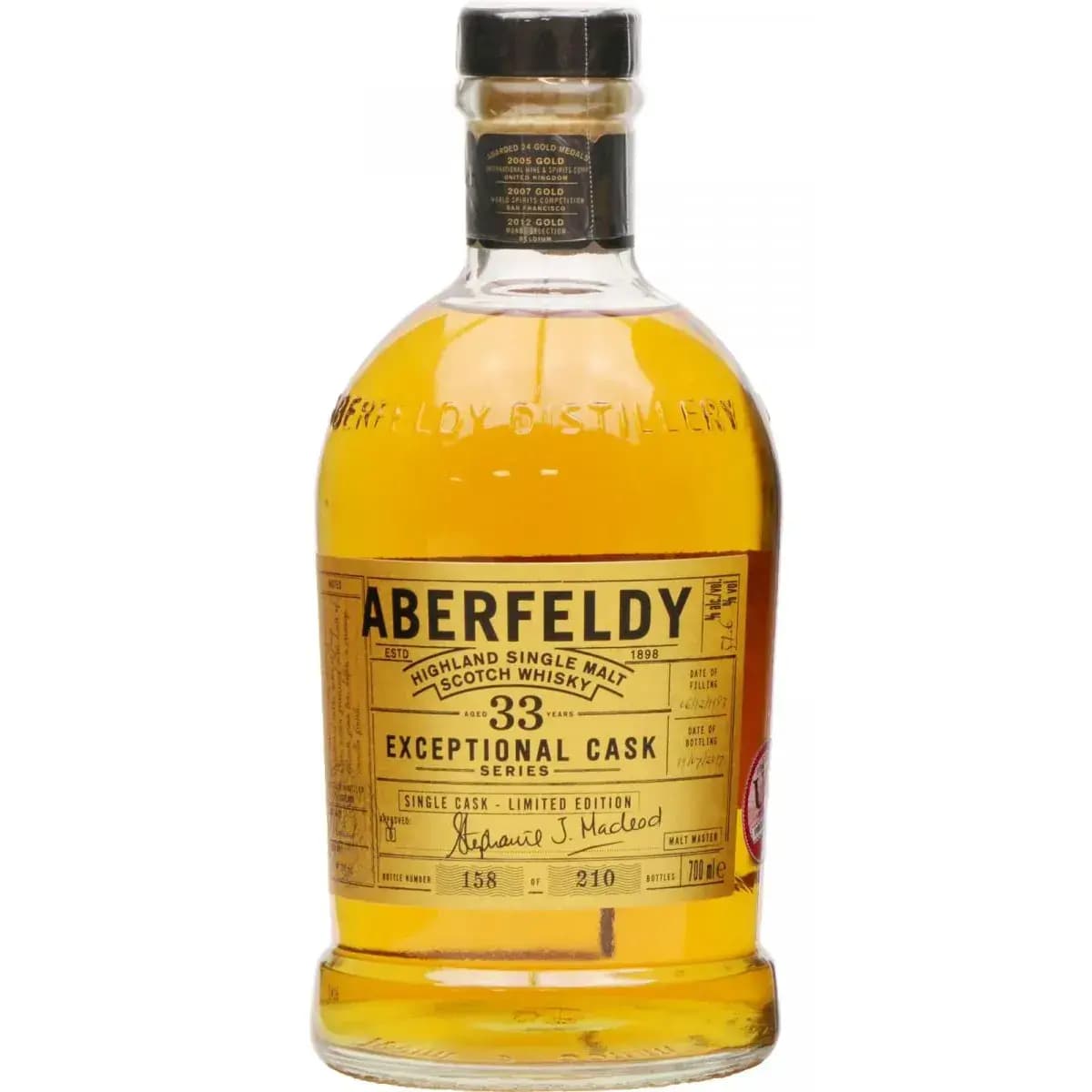 Aberfeldy 33 Years Old 1983 Exceptional Cask Series Cask Nr.3170