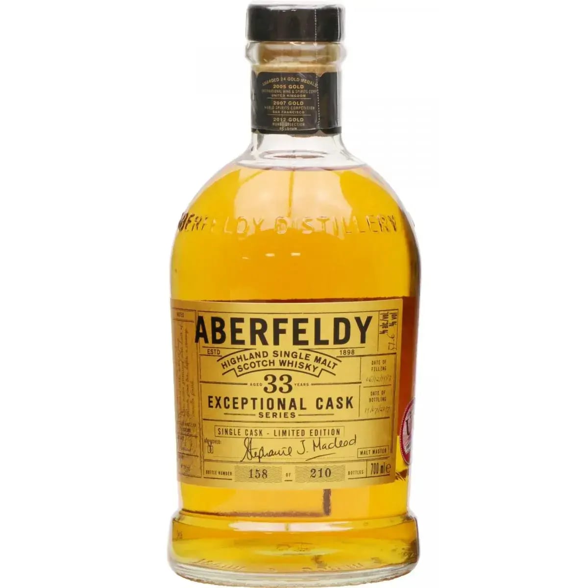 Aberfeldy 33 Years Old 1983 Exceptional Cask Series Cask Nr.3170