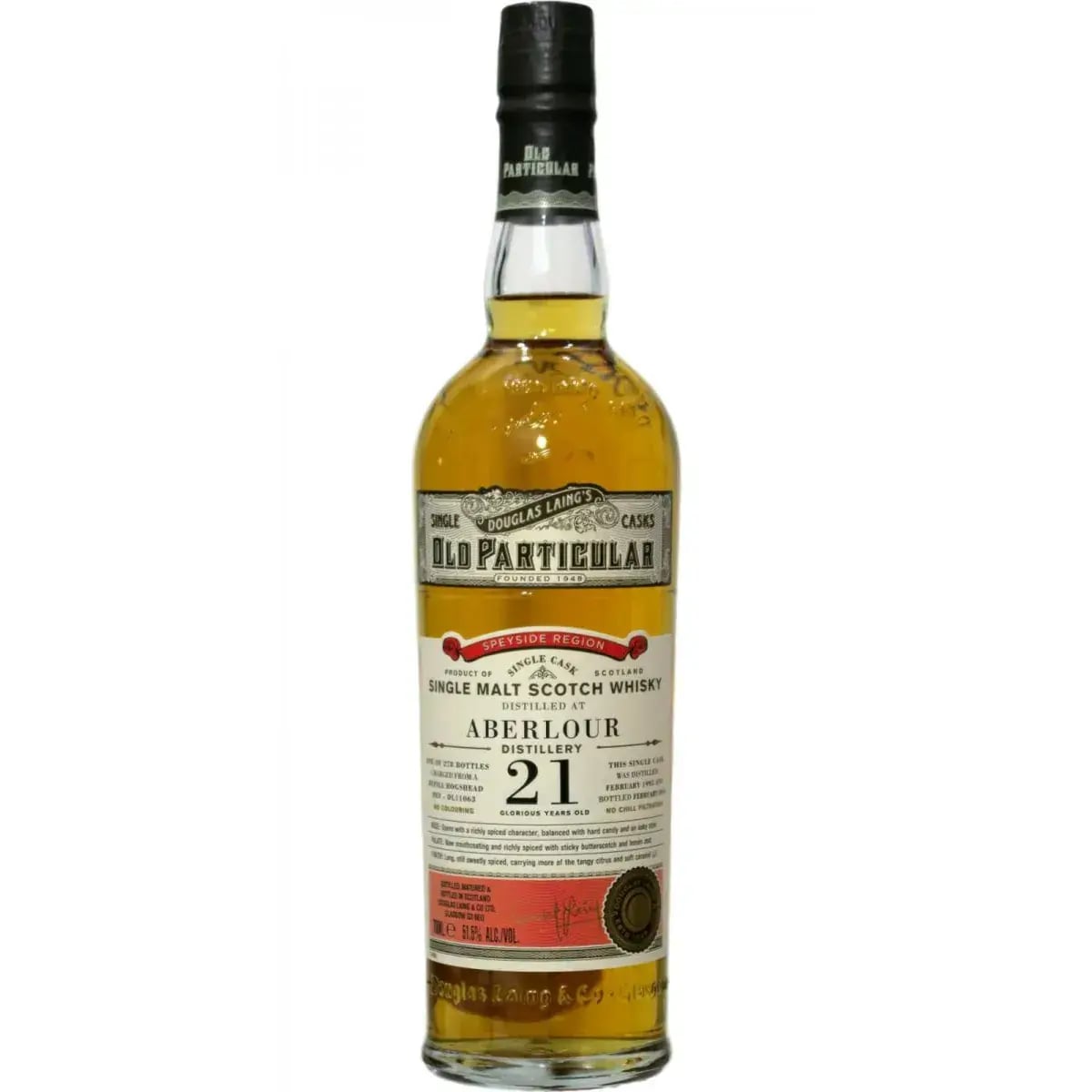 Aberlour 21 Years Old 1995 Old Particular Douglas Laing Cask Nr.DL 11063