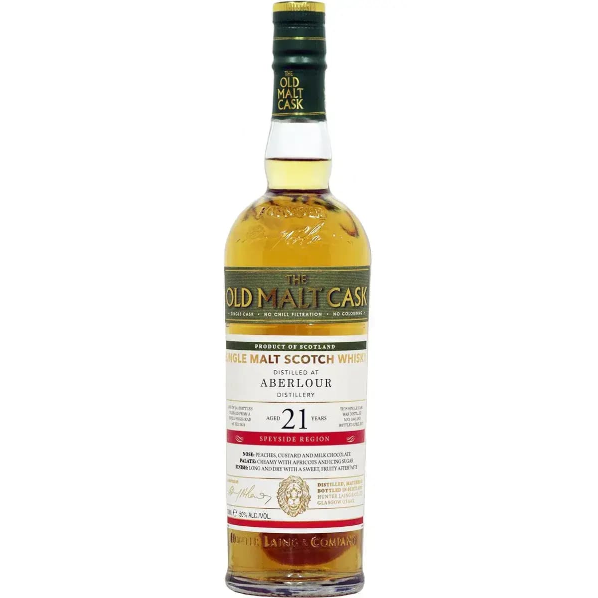 Aberlour 21 Years Old 1995 The Old Malt Cask Hunter Laing Nr.HL 13424