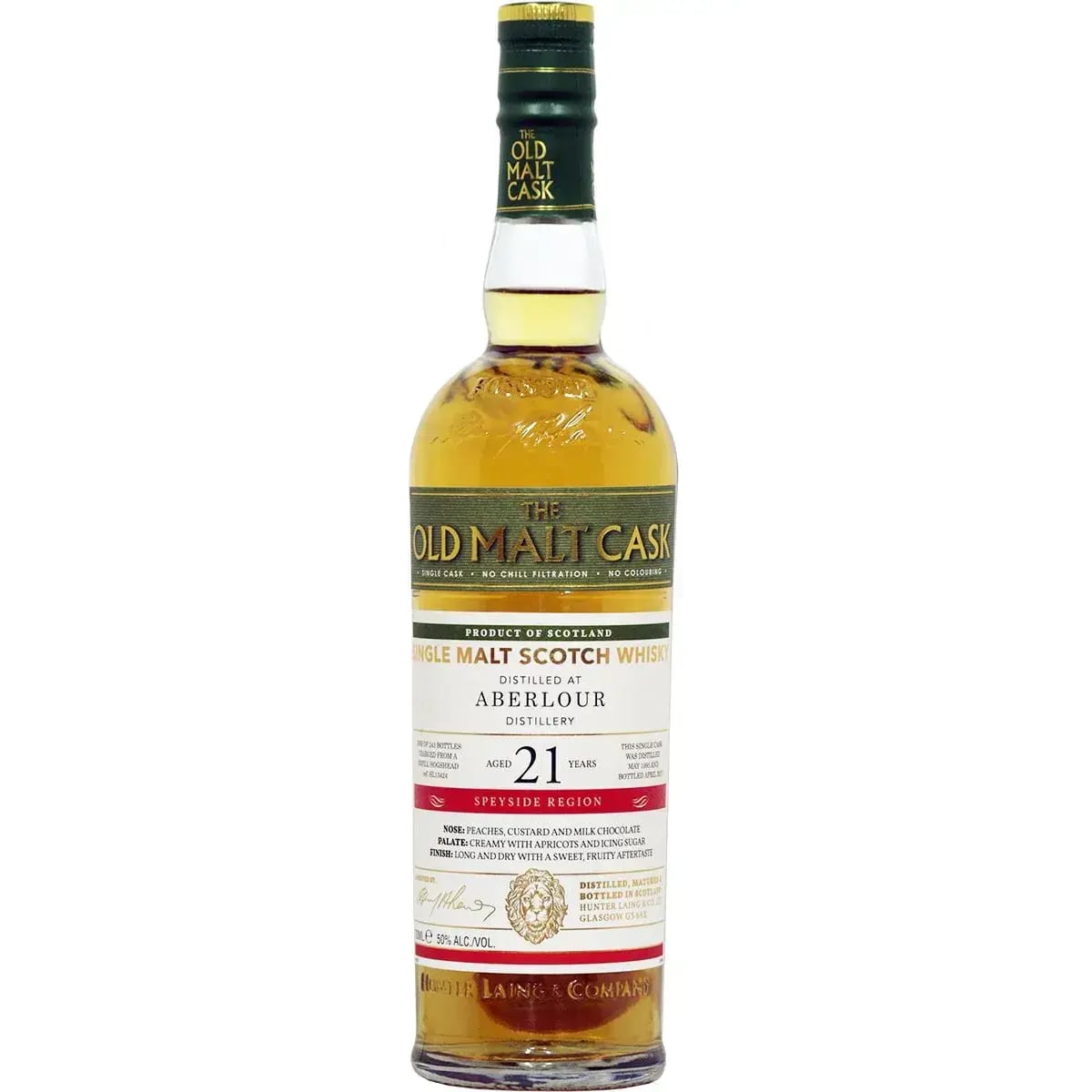Aberlour 21 Years Old 1995 The Old Malt Cask Hunter Laing Nr.HL 13424