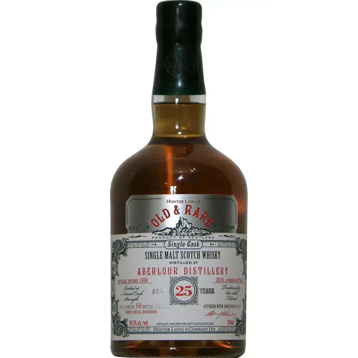 Aberlour 25 Years Old 1990 Old & Rare - A Platinum Selection Hunter Laing Cask Nr.HL 15133