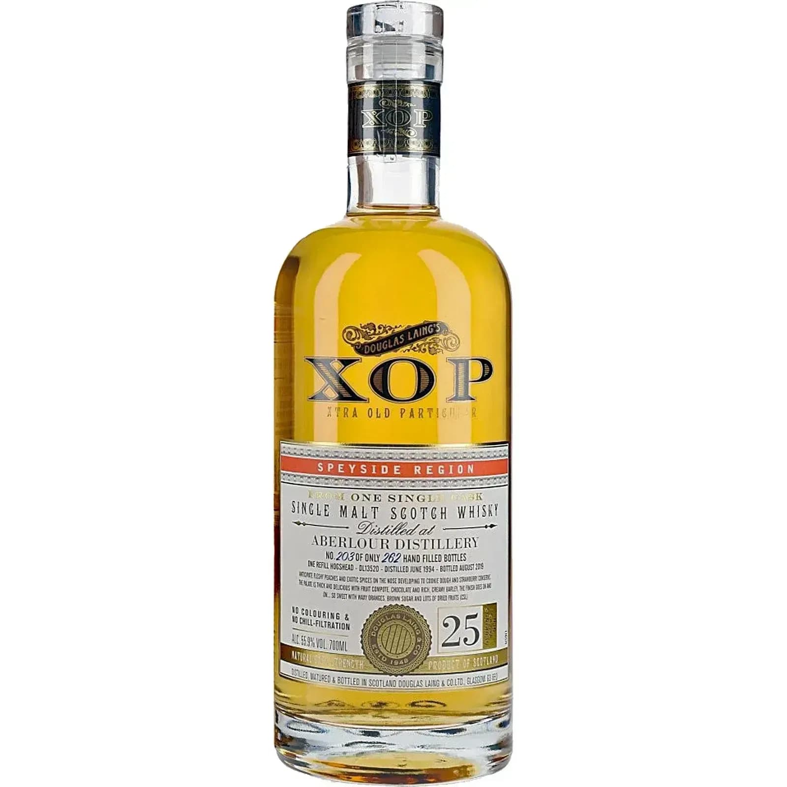 Aberlour 25 Years Old 1994 XOP - Xtra Old Particular Douglas Laing Cask Nr.DL 13520