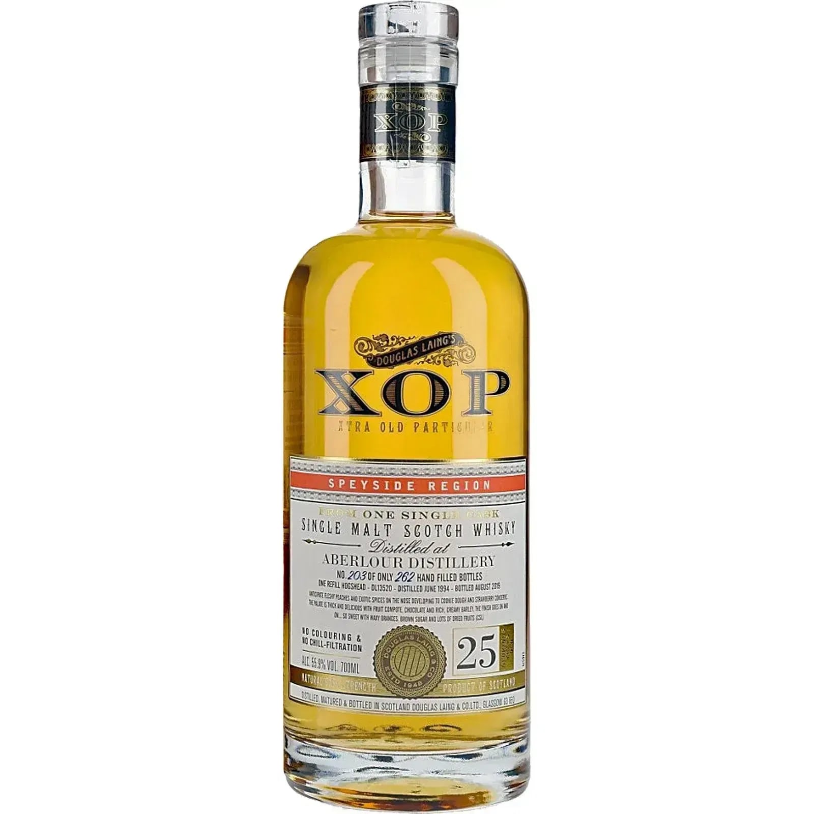 Aberlour 25 Years Old 1994 XOP - Xtra Old Particular Douglas Laing Cask Nr.DL 13520