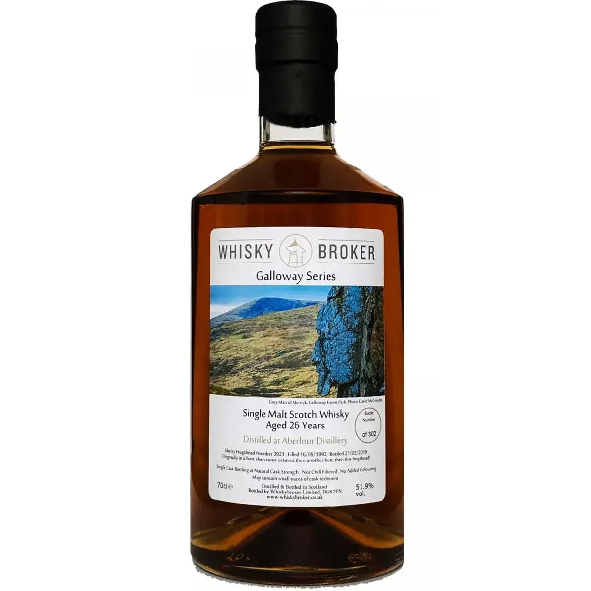 Aberlour 26 Years Old 1992 Galloway Series Whiskybroker.co.uk Cask Nr.3921