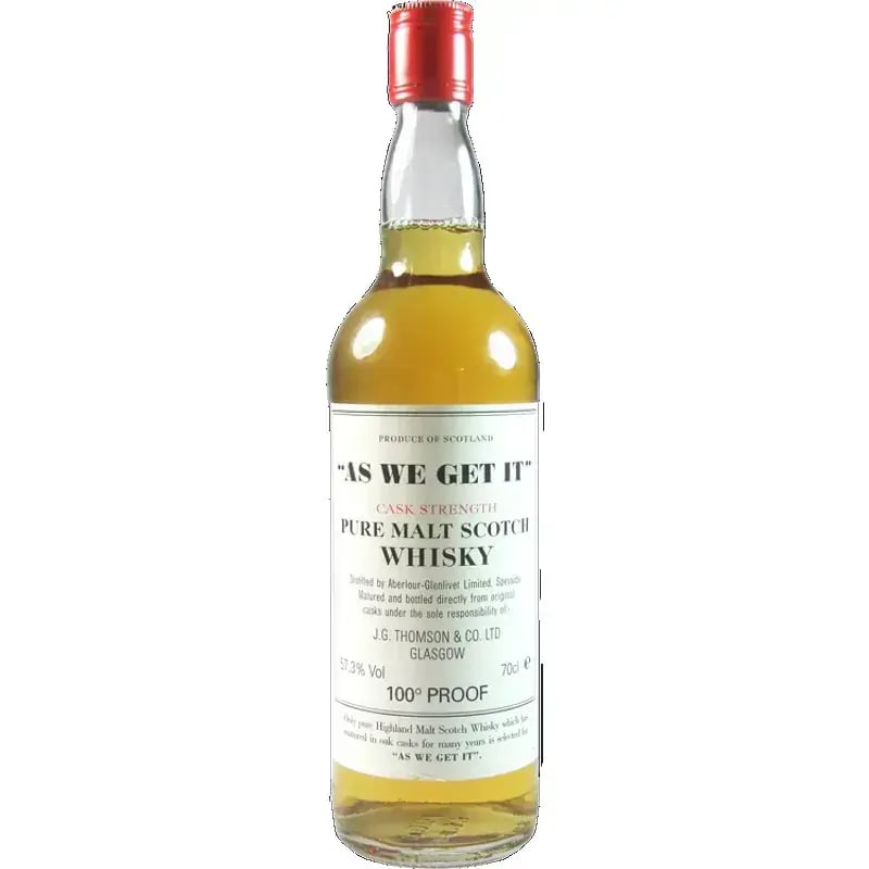 Aberlour As We Get It J.G. Thomson & Co. Ltd.