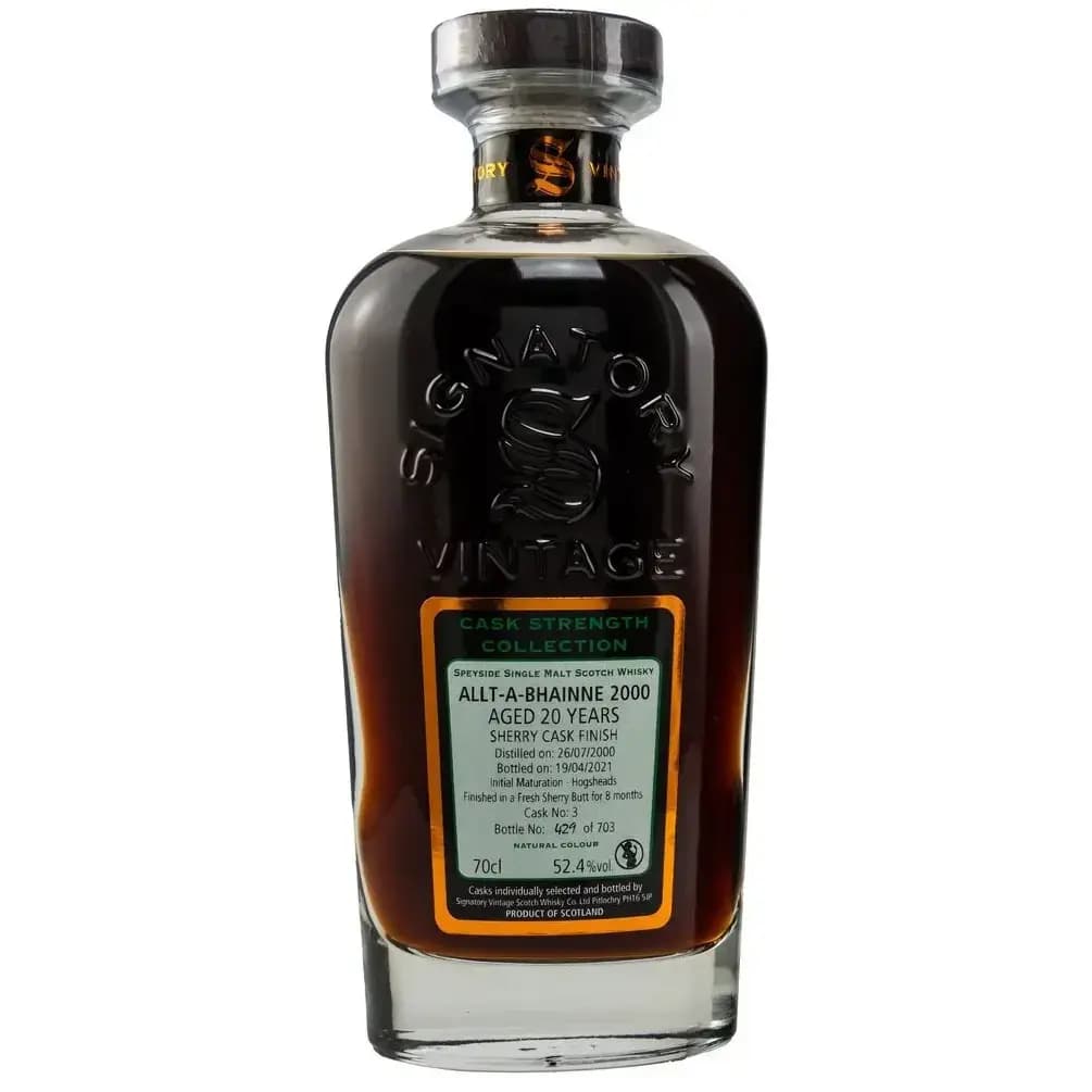 Allt-a-Bhainne 20 Years Old 2000 Cask Strength Collection Signatory Vintage 3