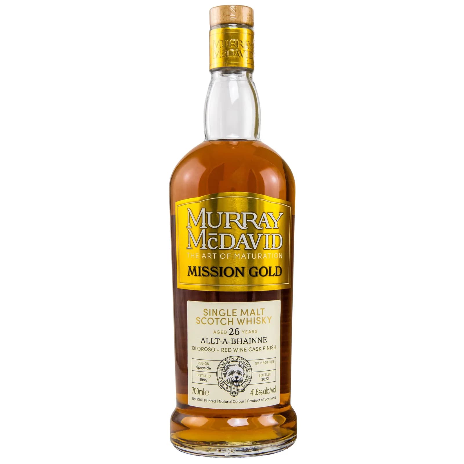Allt-a-Bhainne 26 Years Old 2022 Oloroso and Red Wine Cask Murray McDavid