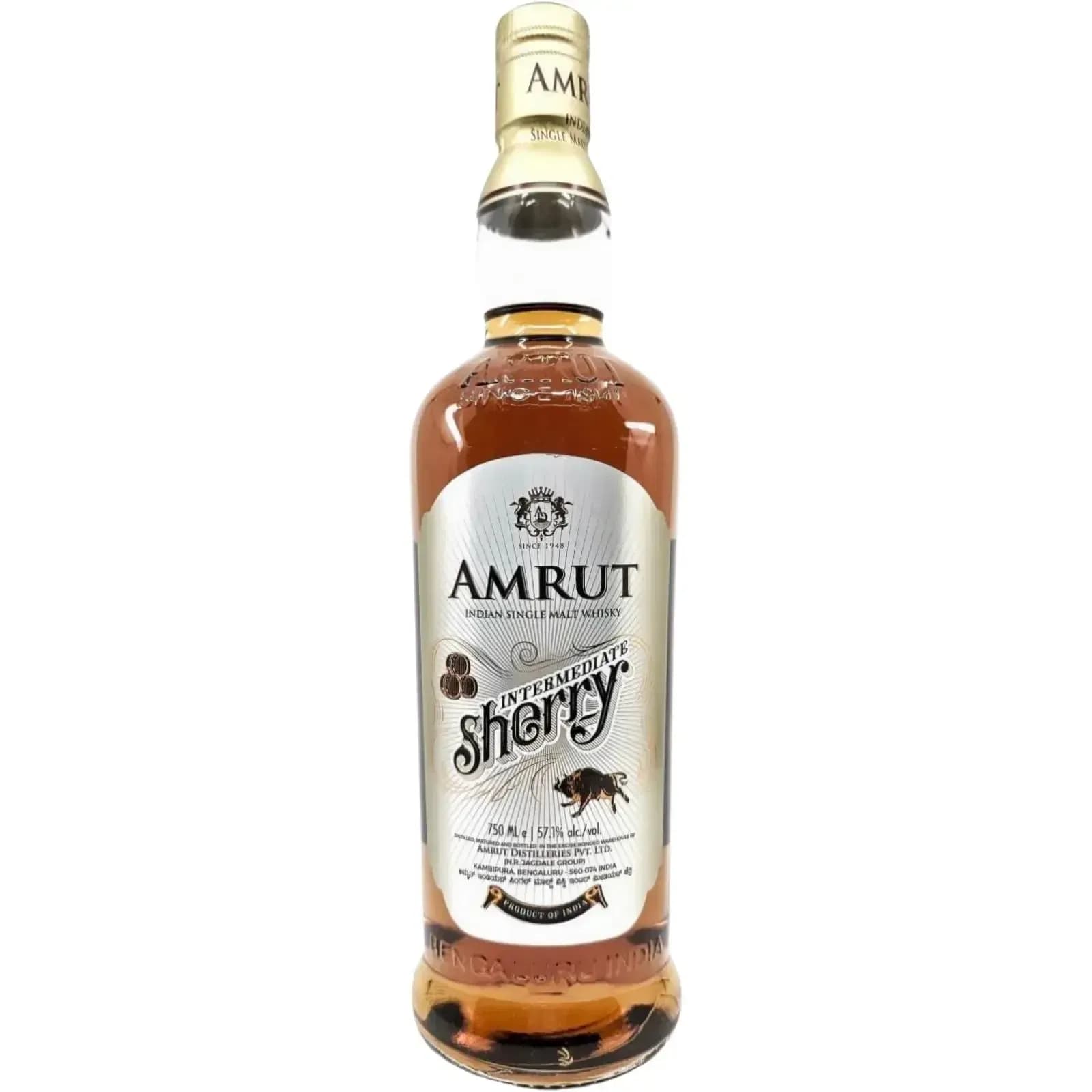 Amrut Intermediate Sherry 75cl Batch 02
