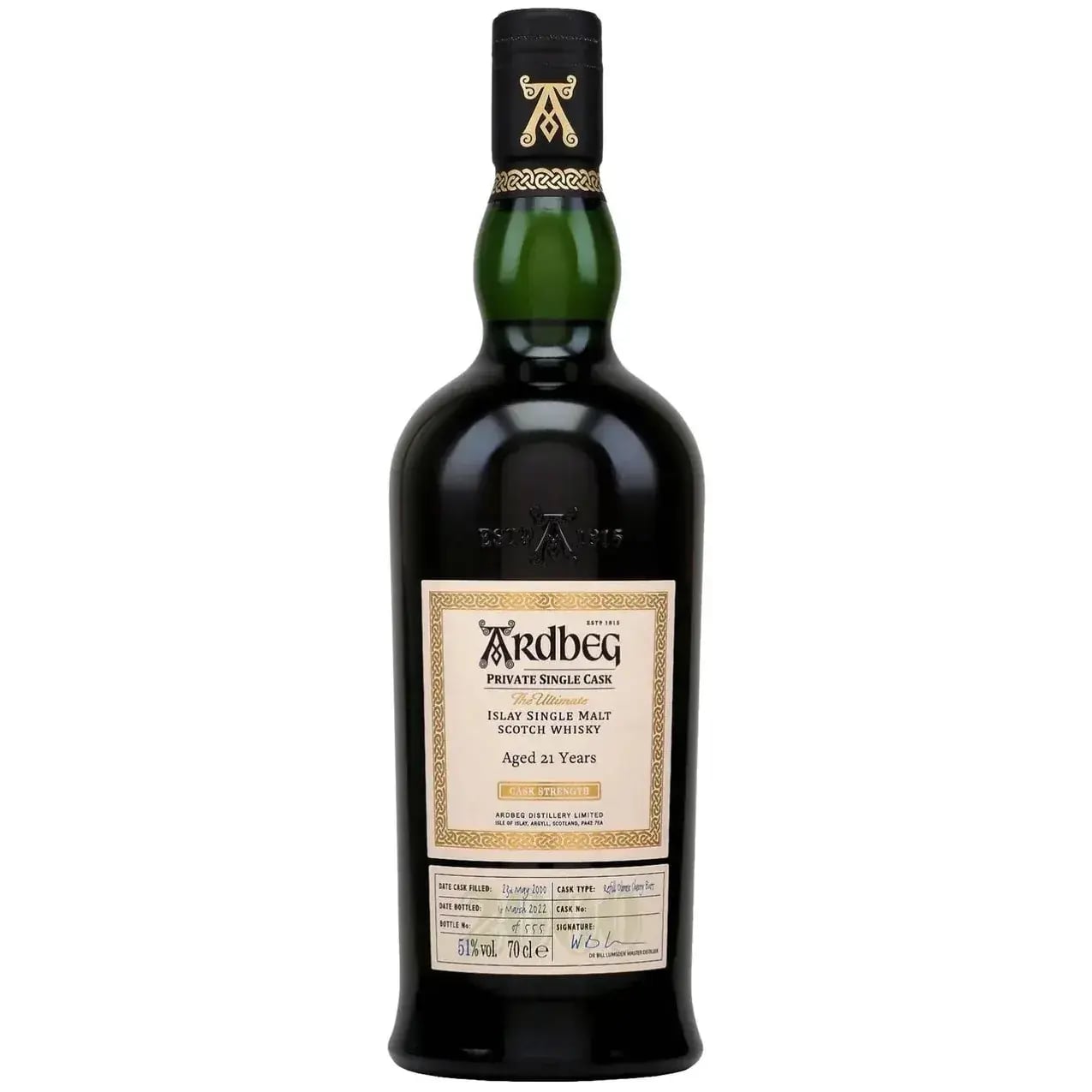 Ardbeg 21 Year Old Private Single Cask Nr.1565