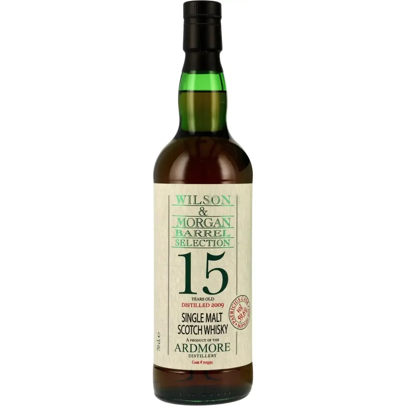Ardmore 15 Years Old 2009 Barrel Selection Cask Strength Wilson & Morgan 709359