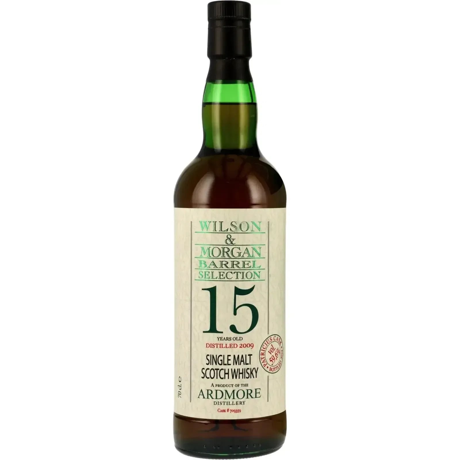 Ardmore 15 Years Old 2009 Barrel Selection Cask Strength Wilson & Morgan 709359