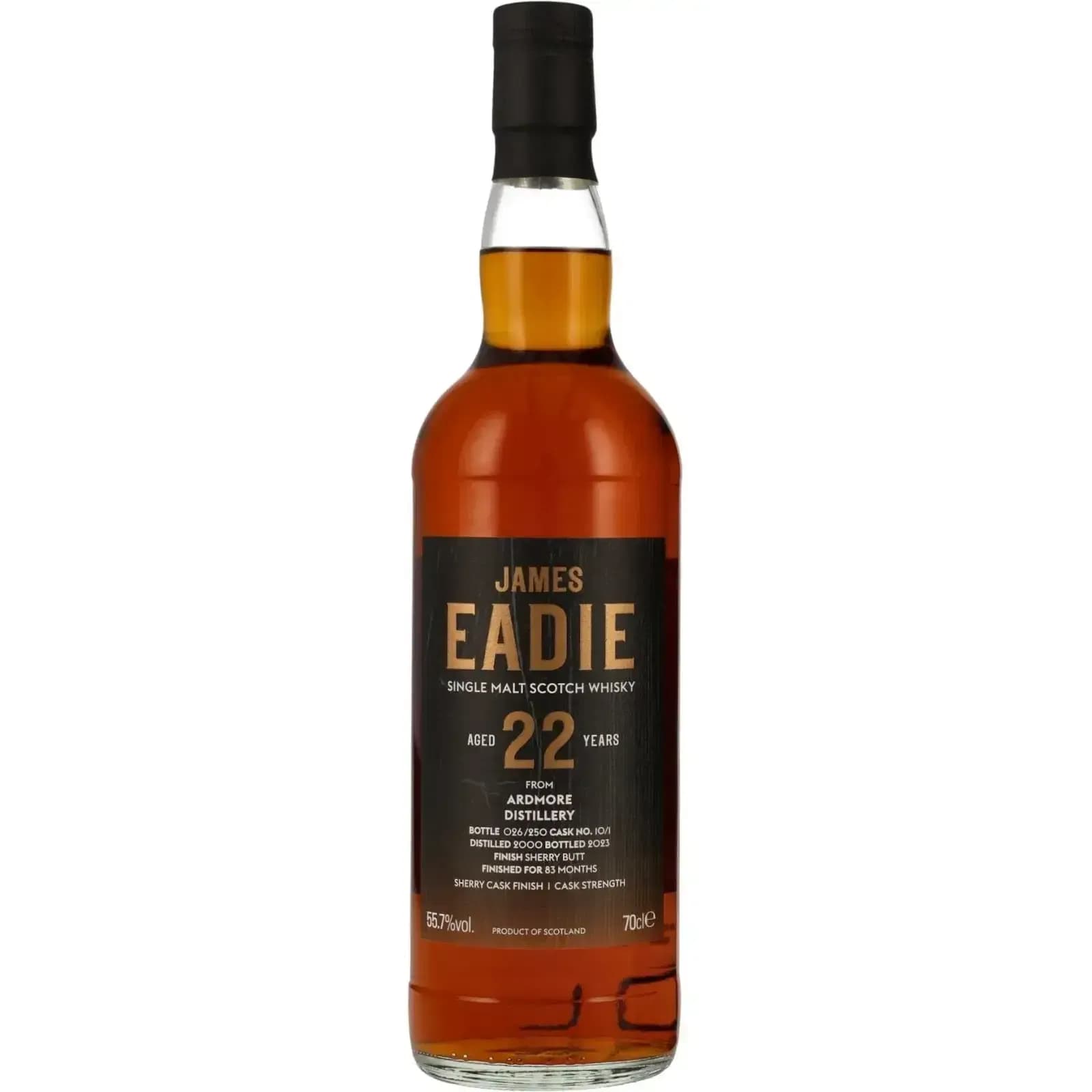 Ardmore 22 Years Old 2000 Single Cask James Eadie 10 1