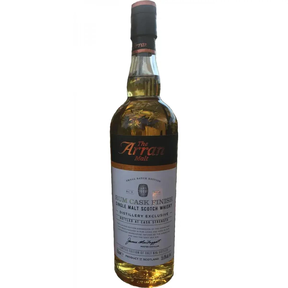 Arran 10 Years Old Rum Cask Finish Distillery Exclusive