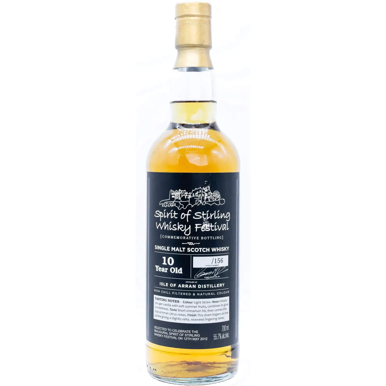 Arran 10 Years Old Spirit Of Stirling Whisky Festival Commemorative Bottling
