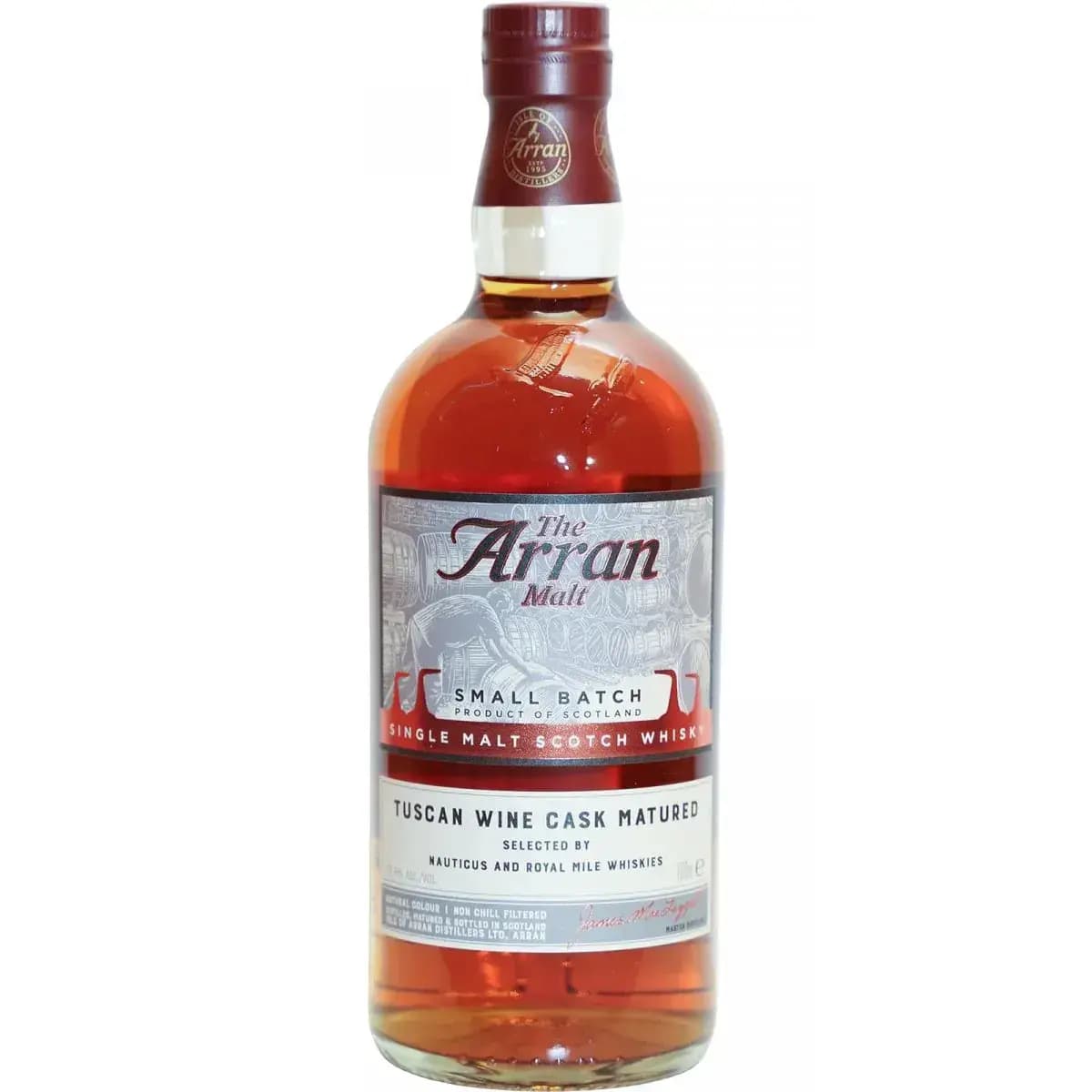 Arran 10 Years Old Tuscan Wine Cask Matured Small Batch