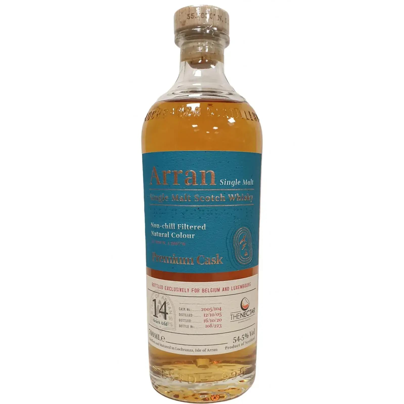 Arran 14 Years Old 2005 Premium Casks Cask Nr.2005/104