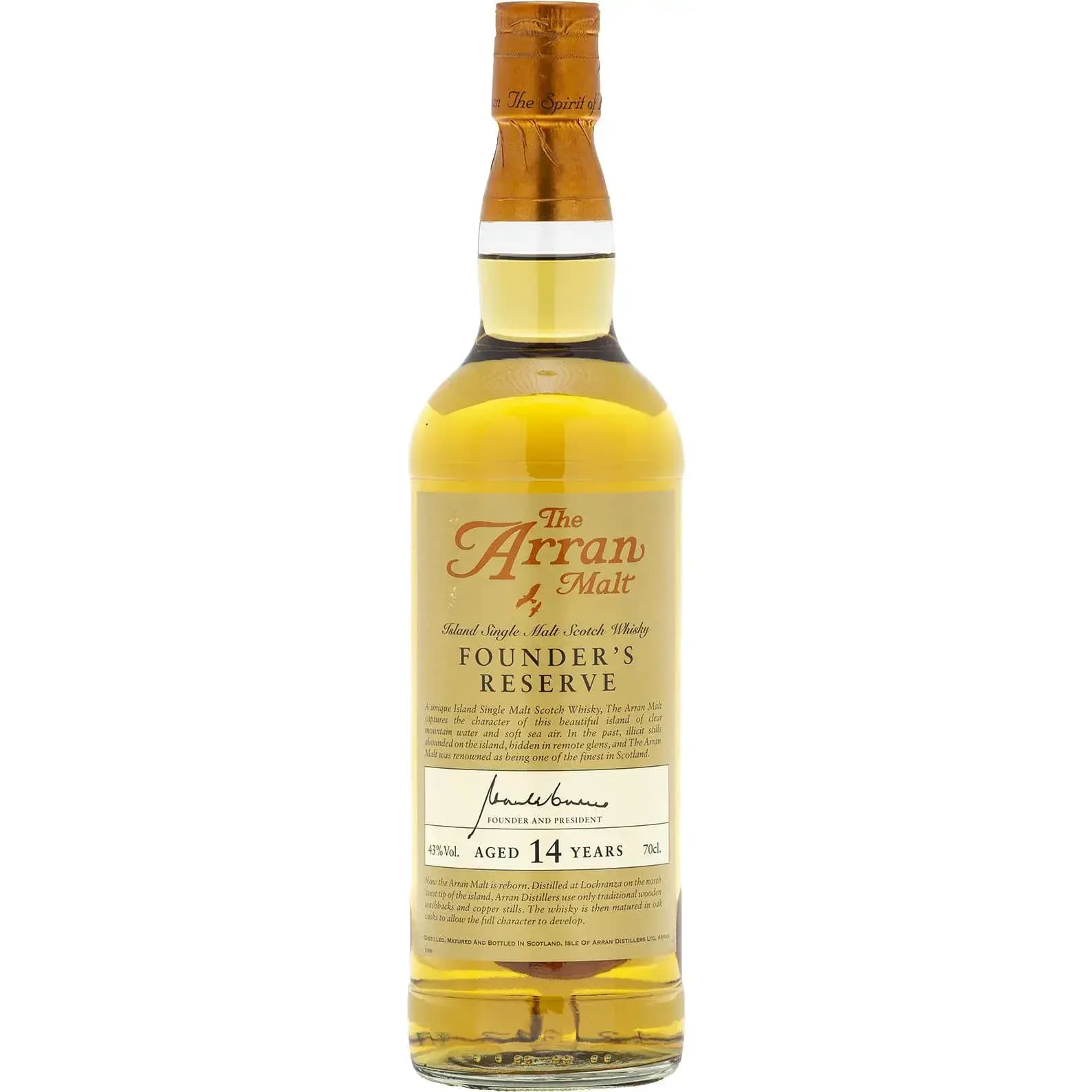 Arran 14 Years Old Founder'S Reserve