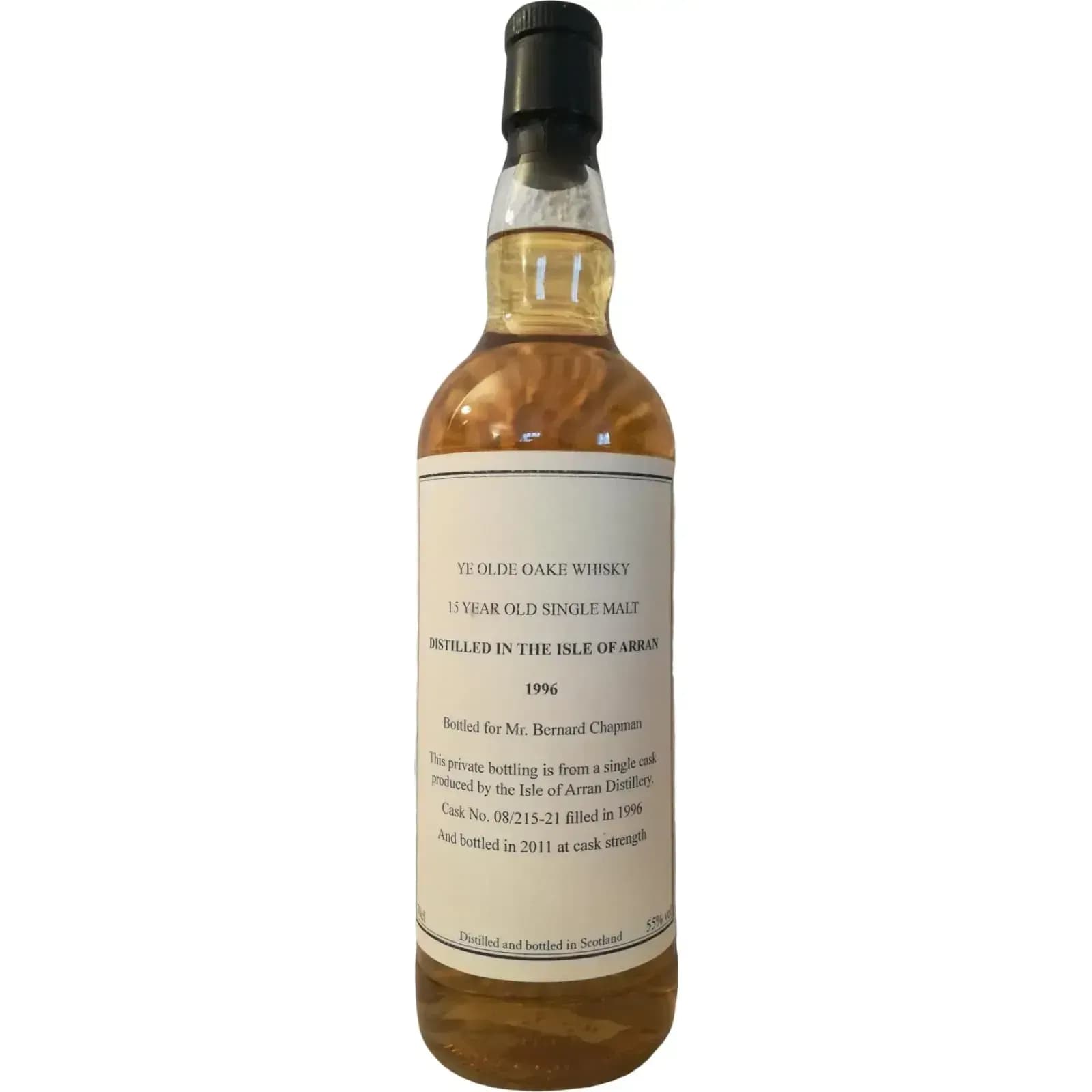 Arran 15 Years Old 1996 Private Bottling - Ye Olde Oake Whisky Cask Nr.08/215 - 21