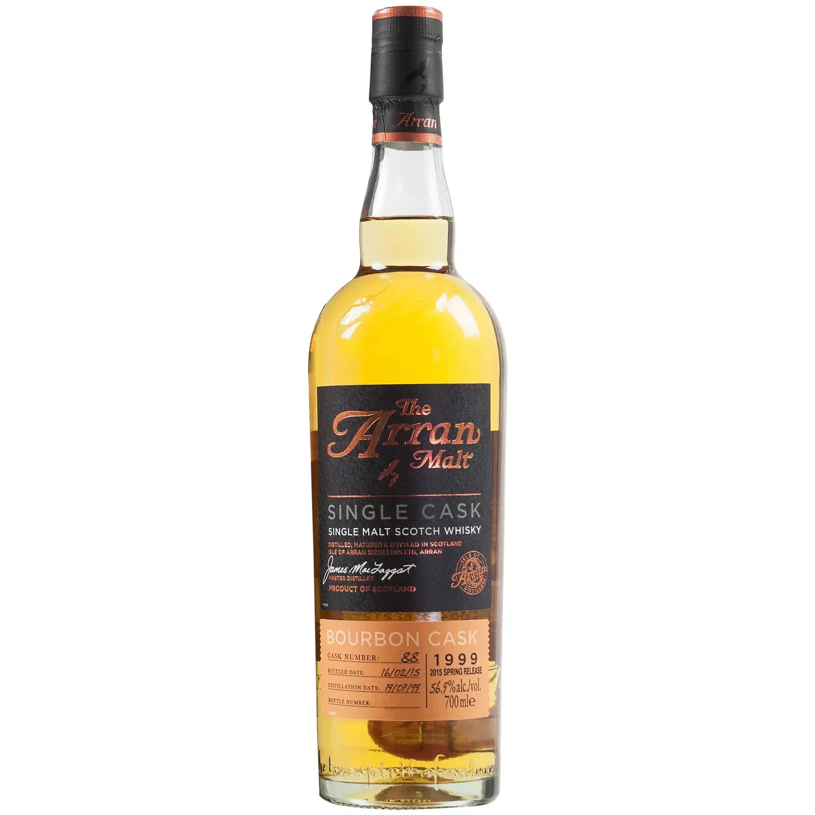 Arran 15 Years Old 1999 2015 Spring Release Cask Nr.88